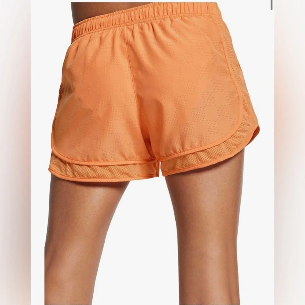 Nike Women's Vibrant Orange Athletic Shorts